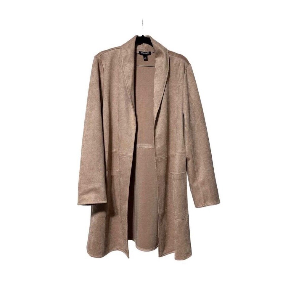 Roz & Ali Pink Ultrasuede Jacket Size 3X